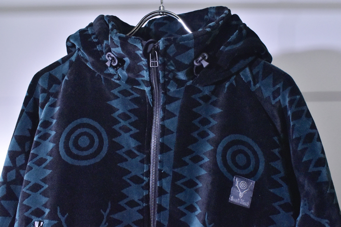 South2 West8 WEATHER EFFECT JACKET - VELVET JQ. / SKULL & TARGET