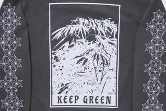 GOHEMP KEEP GREEN L/SL TEE