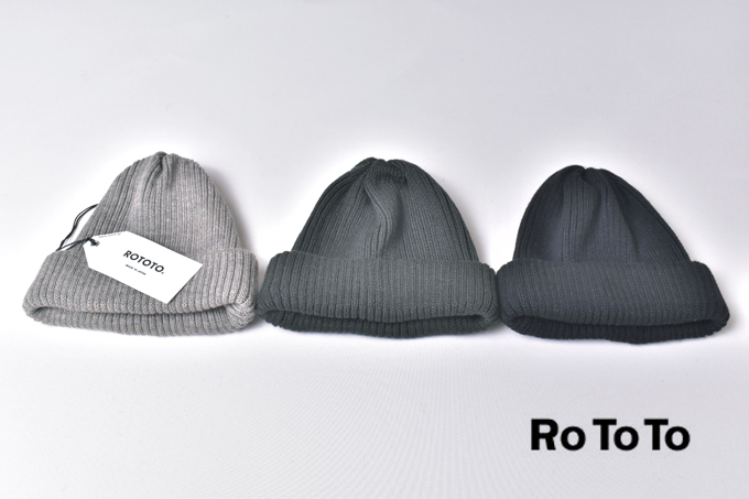 Rototo EXTRA FINE MERINO ROLL UP BEANIE