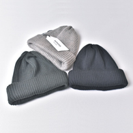 Rototo EXTRA FINE MERINO ROLL UP BEANIE