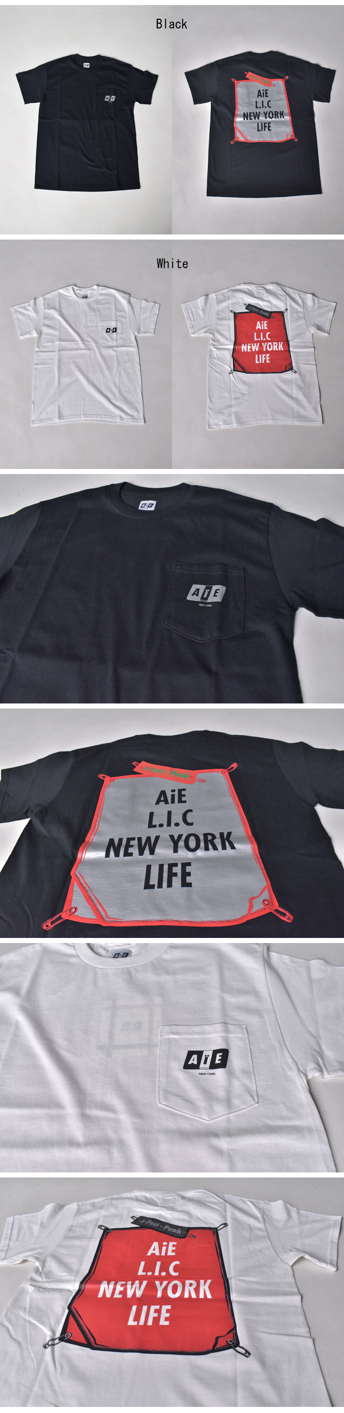 AIE S/S POCKET TEE - POST PUNK  