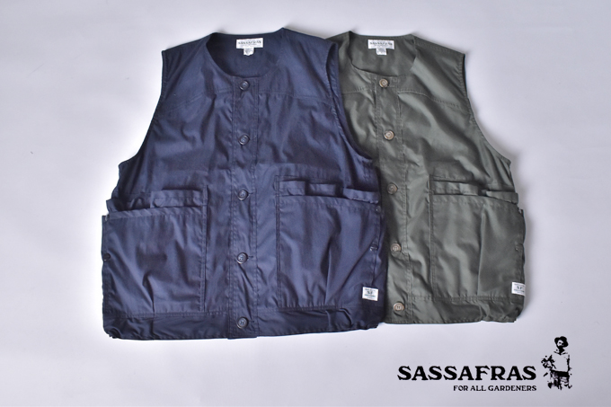 SASSAFRAS Overgrown Hiker Vest-C/N Oxford