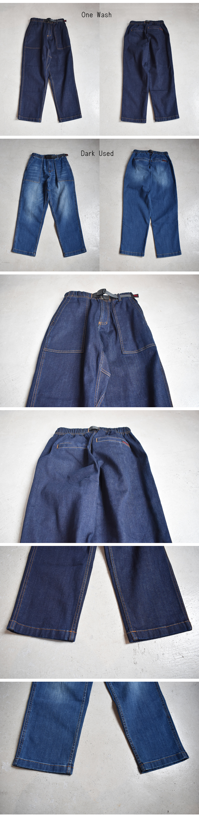 Gramicci DENIM LOOSE TAPERED PANTS