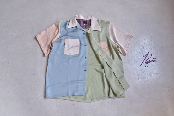 S/S CLASSIC SHIRT   POLY SATEEN / MULTI COLOUR / Light Tone