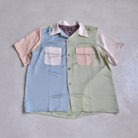 Needles S/S CLASSIC SHIRT - POLY SATEEN / MULTI COLOUR