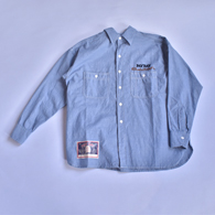 Rhodolirion RHODOLIRION × PAY DAY WORK SHIRT - CHAMBRAY BLUE