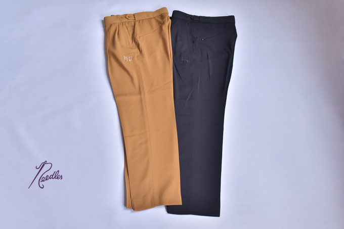 Needles TUCKED SIDE TAB TROUSER - PE/W CARSEY