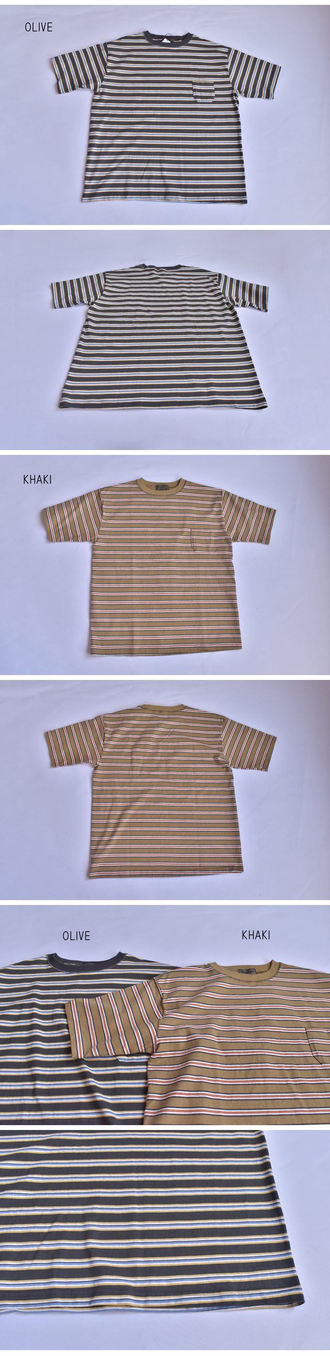 Nigel Cabourn BORDER S/S TEE SHIRT