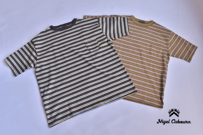 Nigel Cabourn BORDER S/S TEE SHIRT