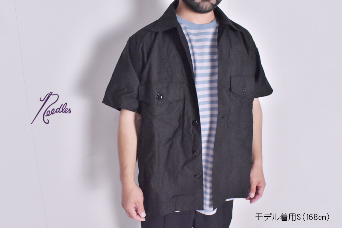 Needles S/S FATIGUE SHIRT - BACKSATEEN