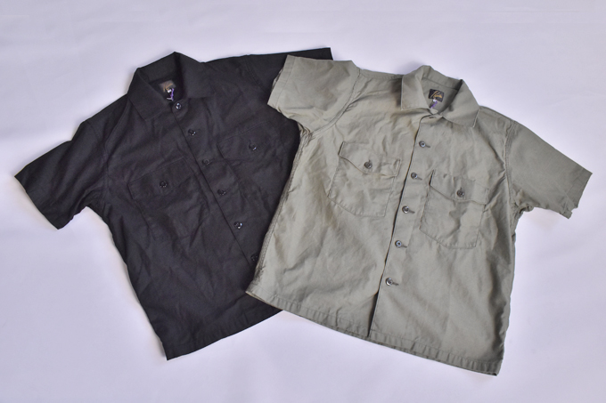 Needles S/S FATIGUE SHIRT - BACKSATEEN