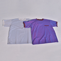 TUITACI CHAMBRAY JERSEY RINGER T-SHIRTS