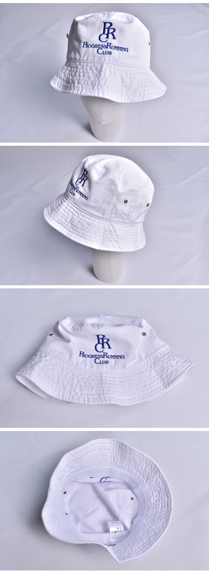 PROGRESS RUNNING CLUB BADGE LOGO BUCKET