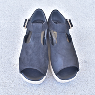 Rhodolirion ESPADRILLES PLATFORM - BLACK SUEDE　【返品・交換不可】