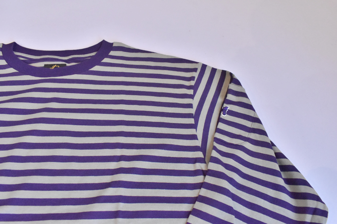 Needles L/S CREW NECK TEE - STRIPE JERSEY