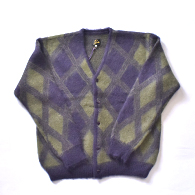 Needles MOHAIR CARDIGAN - ARGYLE