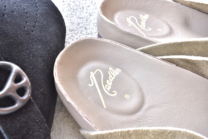 Needles CLOG SANDAL - SUEDE LTHR.