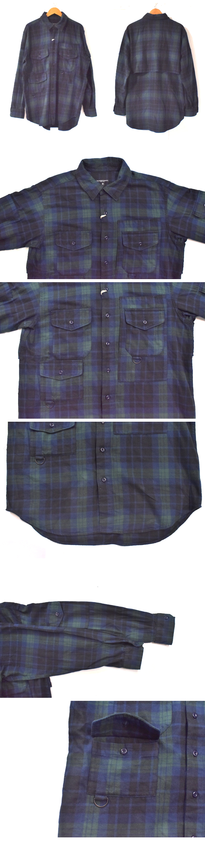 ENGINEERED GARMENTS TRAIl SHIRT - COTTON FLANNEL