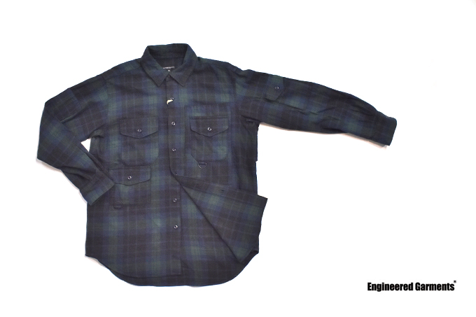 ENGINEERED GARMENTS TRAIl SHIRT - COTTON FLANNEL