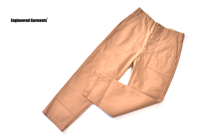 ENGINEERED GARMENTS FATIGUE PANT - 12OZ DUCK CANVAS