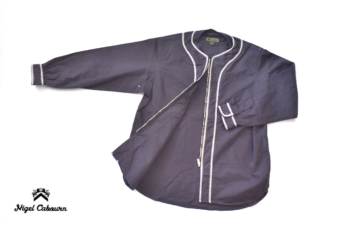 Nigel Cabourn BASEBALL SHIRT - LONG SLEEVE