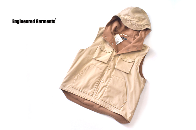 ENGINEERED GARMENTS FIELD VEST - PC POPLIN