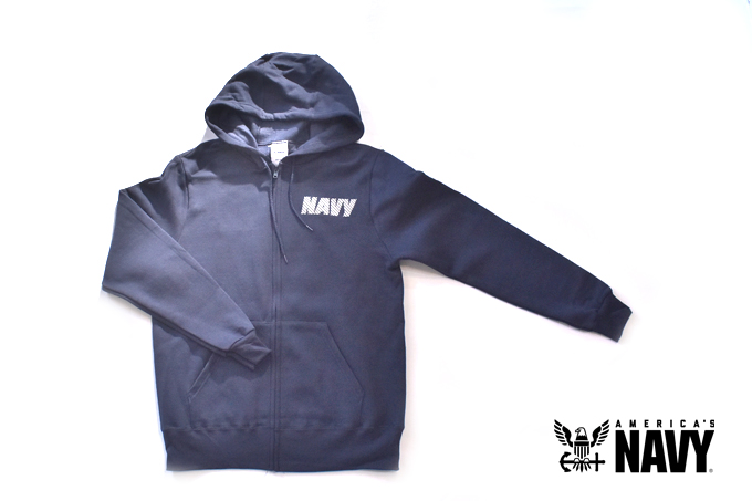 MILITARY US NAVY PT  FULLZIP HOODY