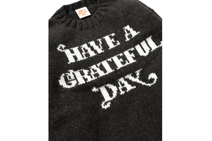 HAVE A GRATEFUL DAY KNIT CREW