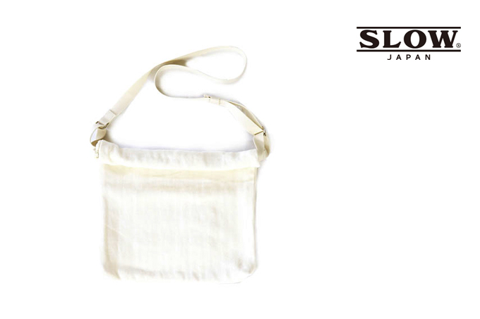 Slow safilin herringbone -roll shoulder bag L-