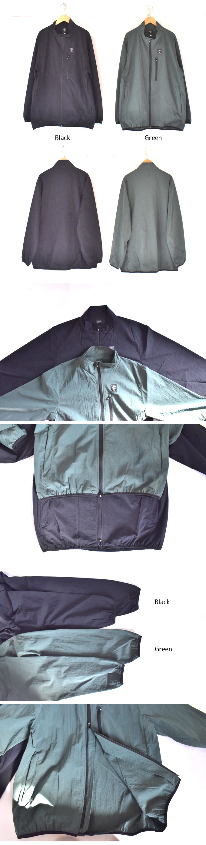 South2 West8 PACKABLE JACKET - NYLON TYPEWRITER