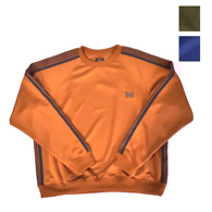 Needles TRACK CREW NECK SHIRT - POLY SMOOTH