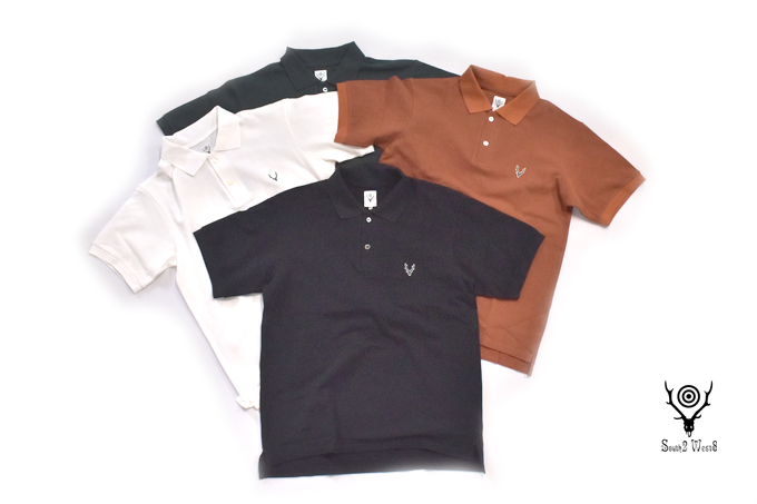 South2 West8 S/S POLO SHIRT - COTTON PIQUE