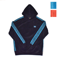 Needles TRACK HOODY - C/PE VELOUR