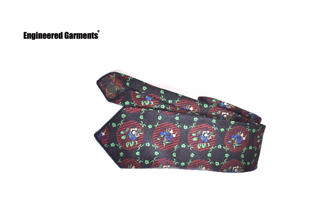 ENGINEERED GARMENTS Neck Tie - Polyester Floral Jacquard