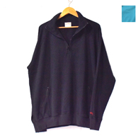 NUTMEG MILLS 1/4 ZIP-UP TRACK TOP