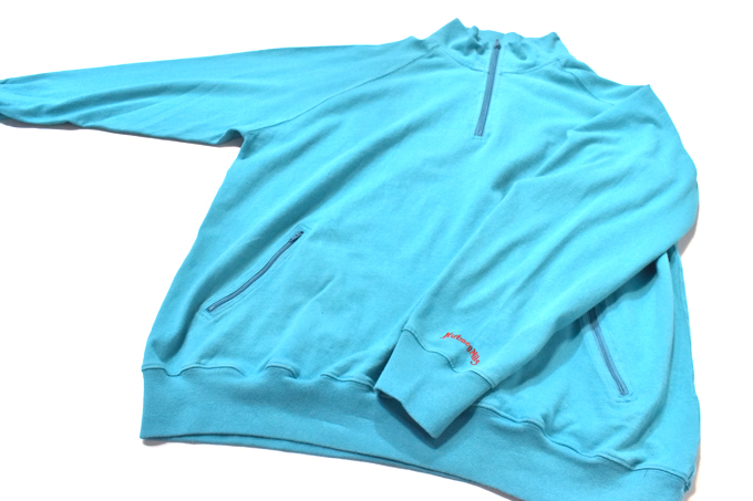 NUTMEG MILLS 1/4 ZIP-UP TRACK TOP