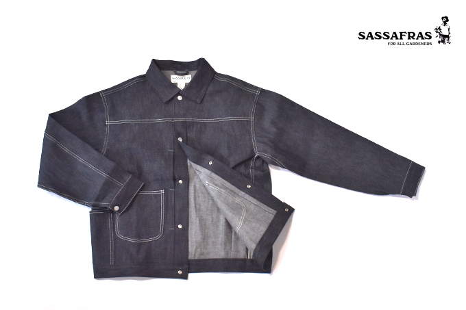 SASSAFRAS Gardeners Jacket - 8.5oz Work Denim