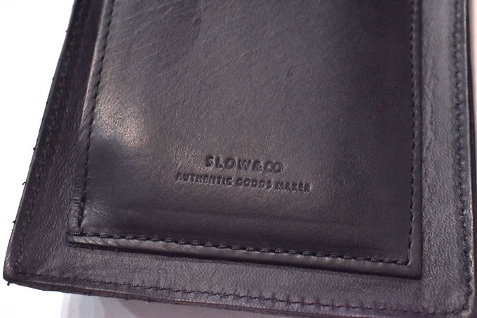 Slow Pecos kip leather -neck pouch L
