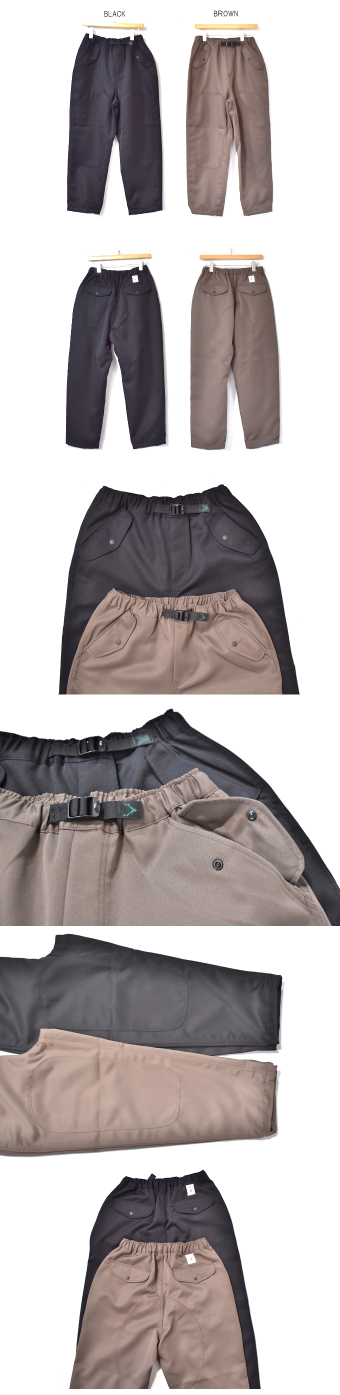 South2 West8 BELTED D/N PANT - POLY TWILL