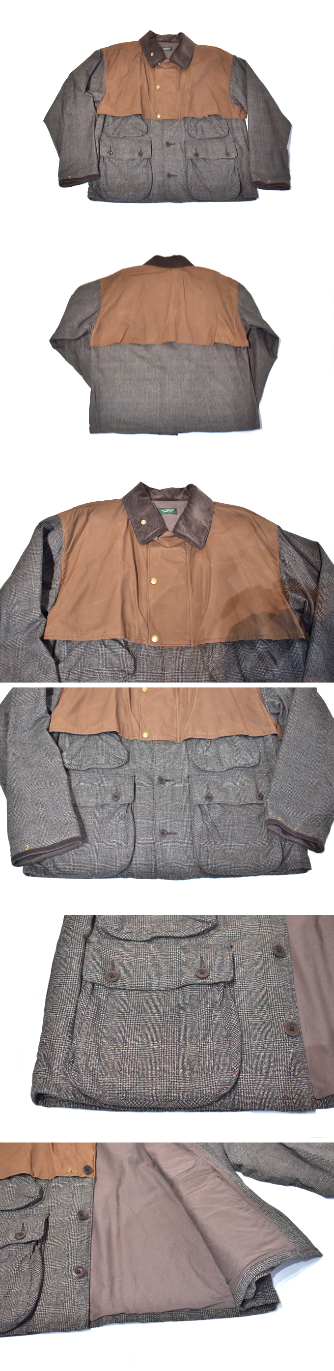 TAKE＆SONS HEATHER COTTON SHORT LOGGER JACKET