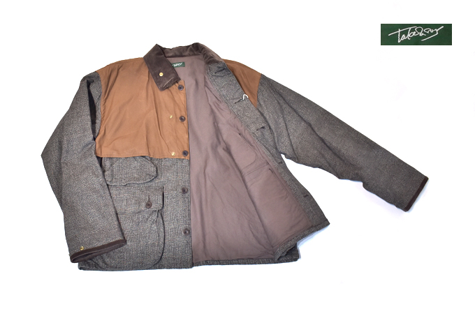 TAKE＆SONS HEATHER COTTON SHORT LOGGER JACKET
