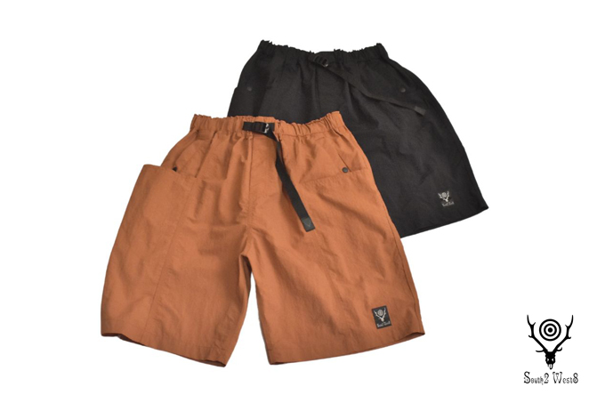 South2 West8 BELTED C.S.SHORT - NYLON TAFFETA