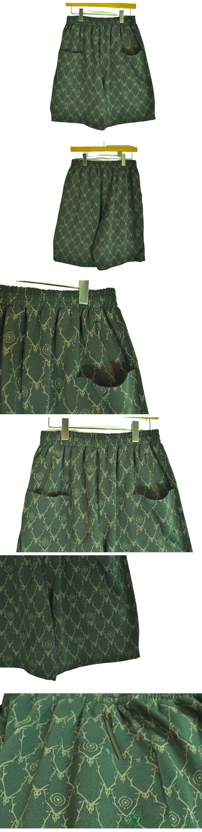 South2 West8 STRING C.S.SHORT - POLY JACQUARD / SKULL&TARGET