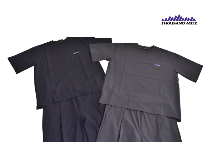 THOUSAND MILE SHORT SLEEVE T-SHIRT ＆ LONG PANTS SET
