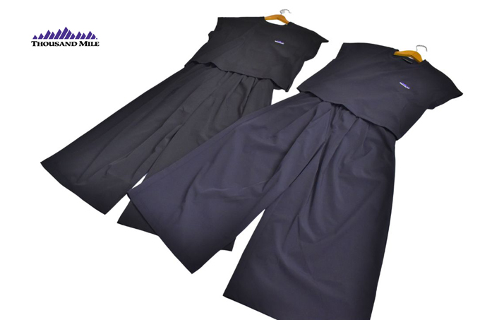 THOUSAND MILE FRENCH SLEEVE SHIRT & WIDE PANTS SET
