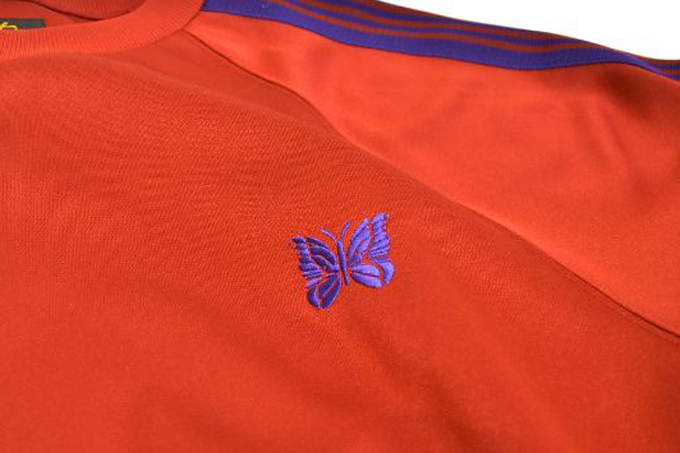 Needles TRACK CREW NECK SHIRT - POLY SMOOTH