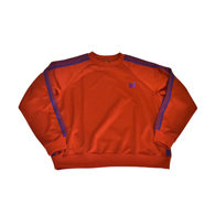 Needles TRACK CREW NECK SHIRT - POLY SMOOTH