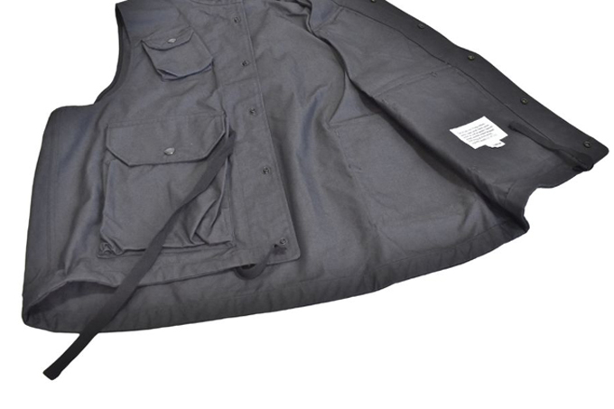 ENGINEERED GARMENTS FIELD VEST - PC WEATHER POPLIN