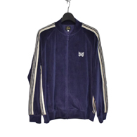 Needles RIB COLLAR TRACK JACKET - C/PE VELOUR