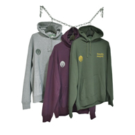South2 West8 EMB. HOODED SWEAT SHIRT - COTTON FRENCH TERRY